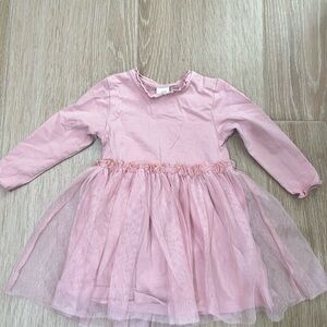 H&M Light Pink Tulle Baby Girl Dress